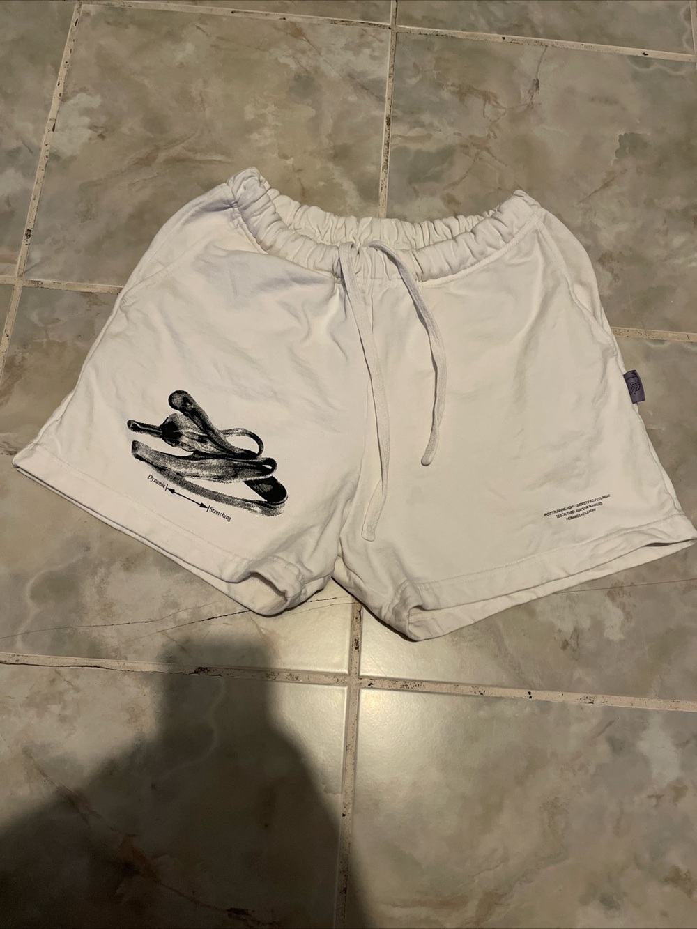 Hermanos Koumori Cotton Running White Shorts Mexico D.F. Sz Small